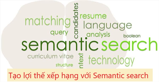 Sử dụng Semantic search để tạo lợi thế xếp hạng